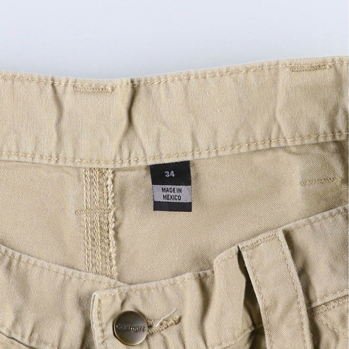 Carhartt Duck Painter Shorts, Men's Size W34 cotton Beige type Vintage Second Hand