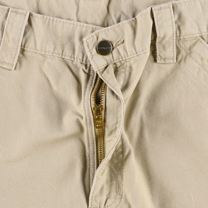 Carhartt Duck Painter Shorts, Men's Size W34 cotton Beige type Vintage Second Hand