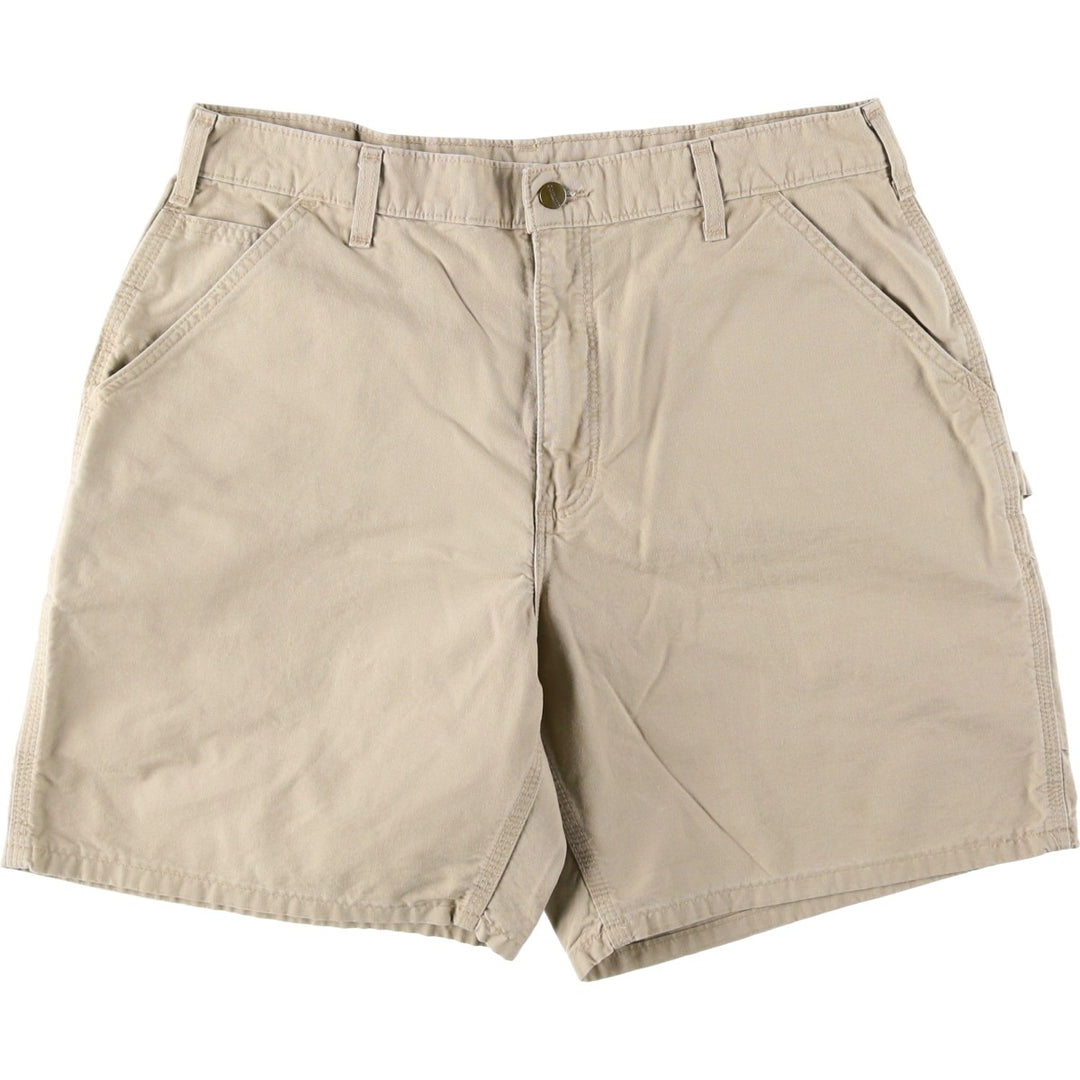 Carhartt Duck Painter Shorts, Shorts, Men's, W36 equivalent cotton Beige type Vintage Second Hand