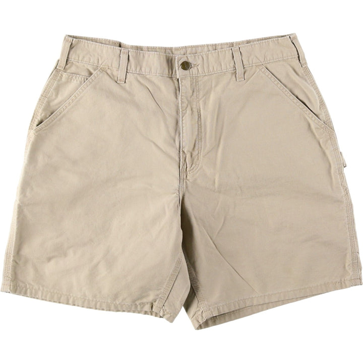 Carhartt Duck Painter Shorts, Shorts, Men's, W36 equivalent cotton Beige type Vintage Second Hand
