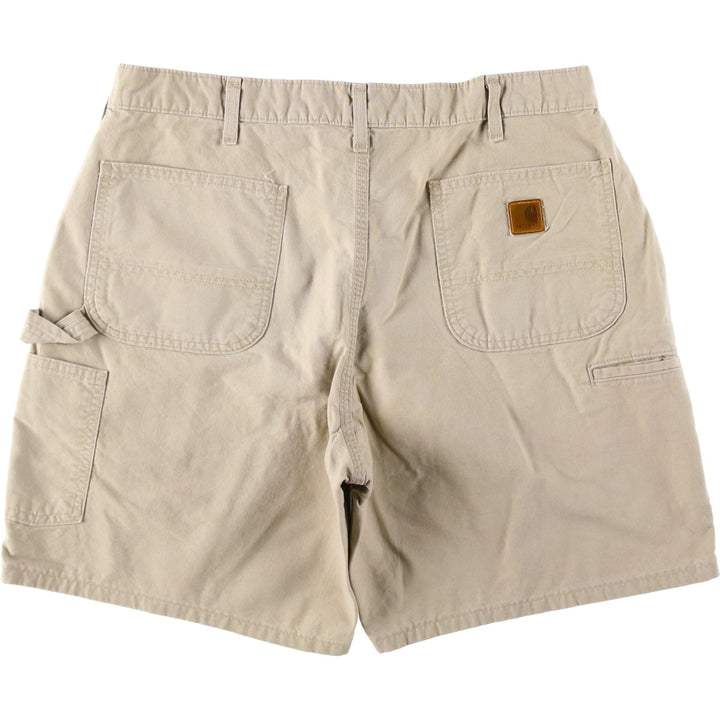Carhartt Duck Painter Shorts, Shorts, Men's, W36 equivalent cotton Beige type Vintage Second Hand