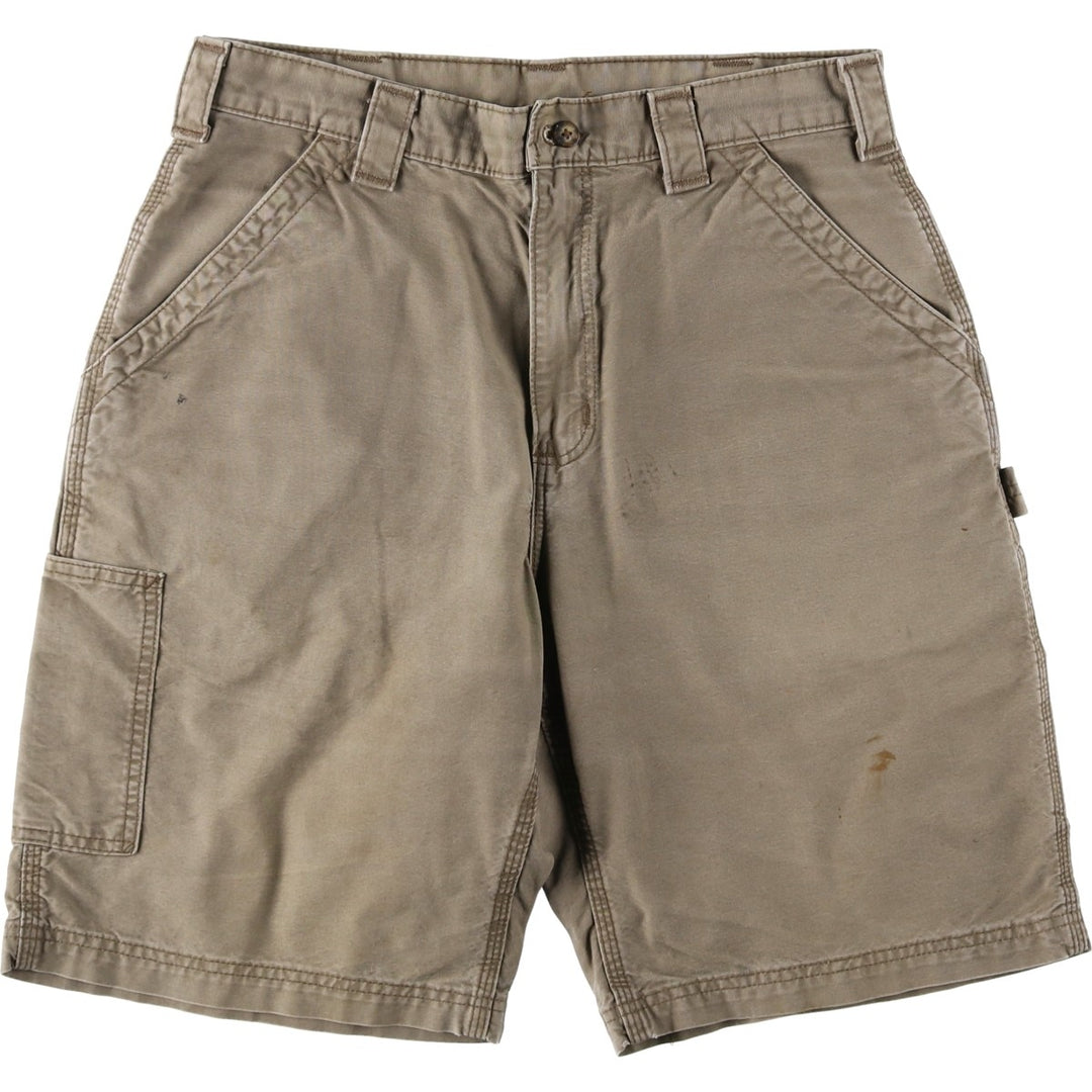 00'S Carhartt Duck Painter Shorts, Men's, W33 cotton Beige type Vintage Second Hand