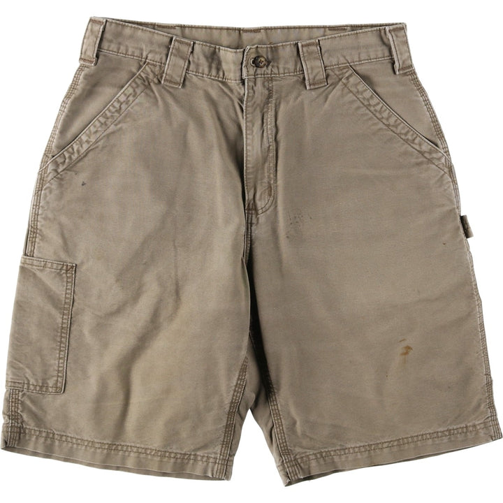 00'S Carhartt Duck Painter Shorts, Men's, W33 cotton Beige type Vintage Second Hand