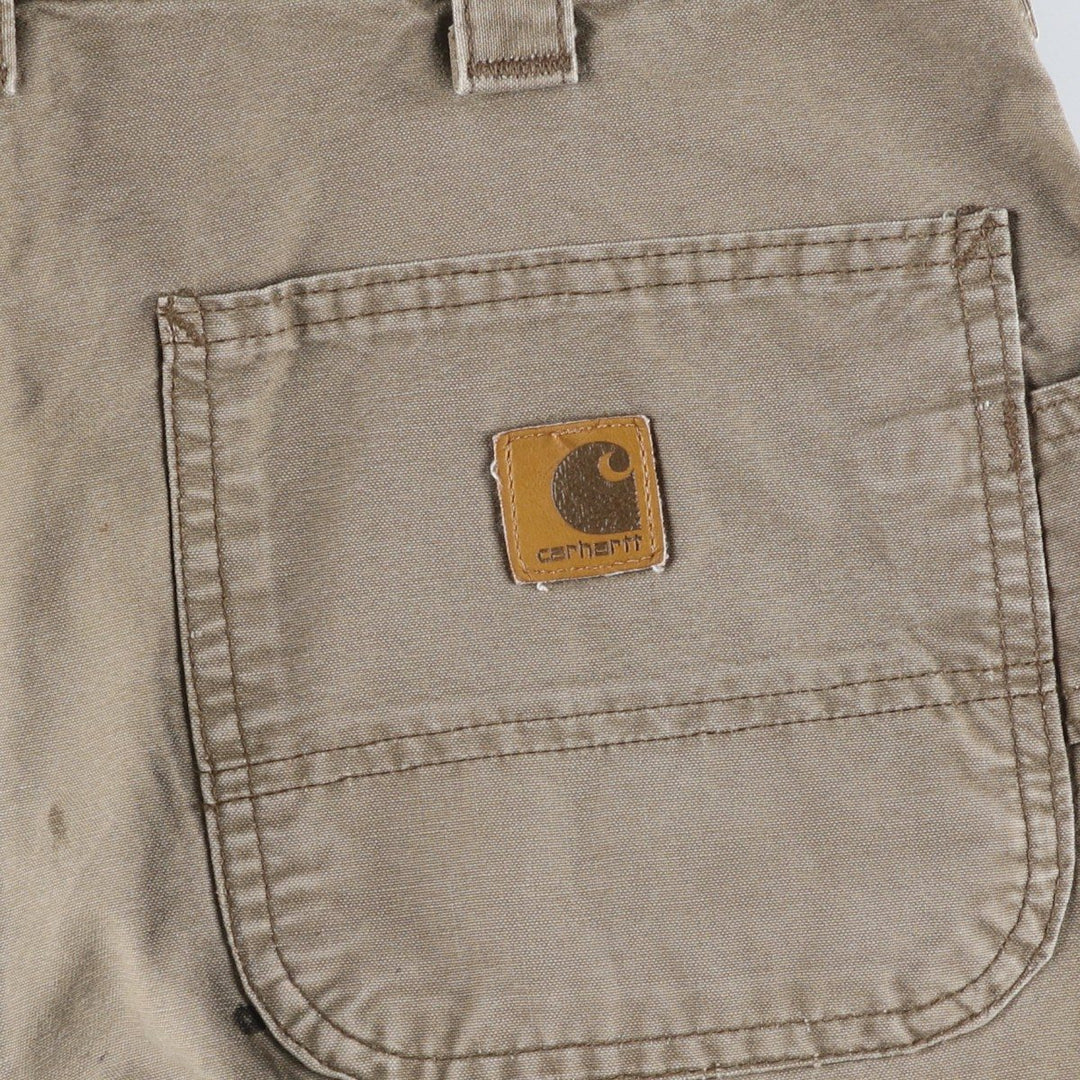 00'S Carhartt Duck Painter Shorts, Men's, W33 cotton Beige type Vintage Second Hand