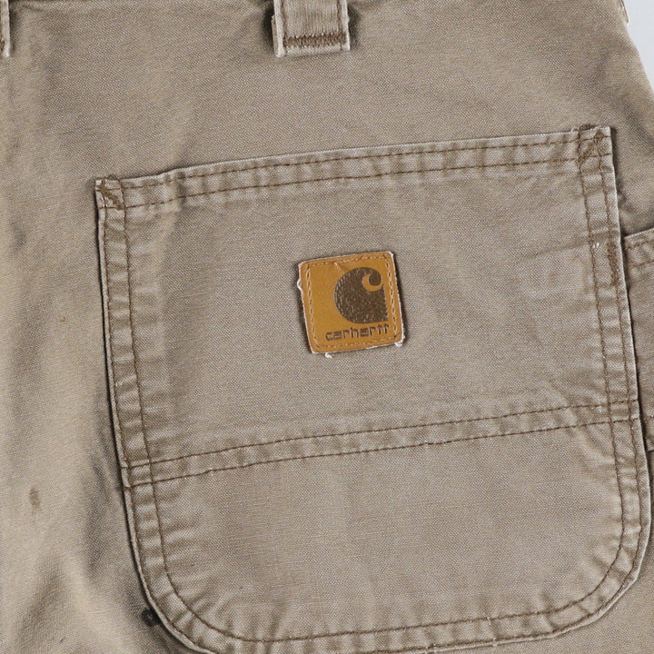00'S Carhartt Duck Painter Shorts, Men's, W33 cotton Beige type Vintage Second Hand