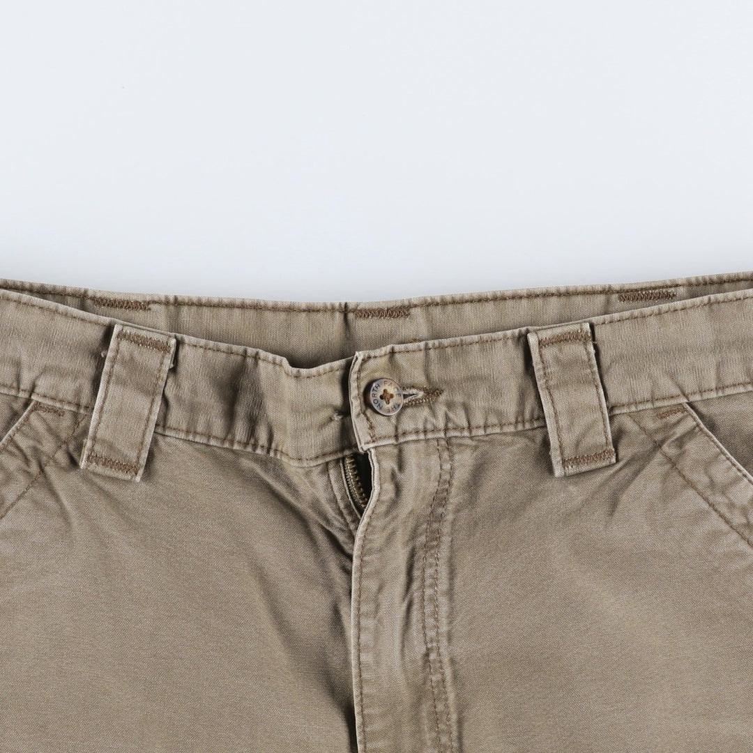 00'S Carhartt Duck Painter Shorts, Men's, W33 cotton Beige type Vintage Second Hand