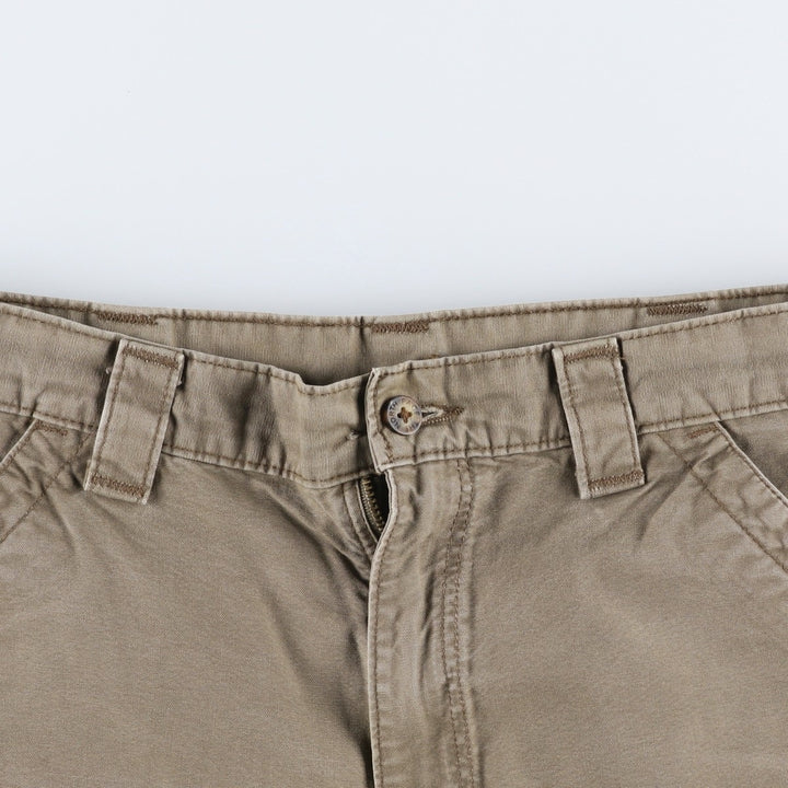 00'S Carhartt Duck Painter Shorts, Men's, W33 cotton Beige type Vintage Second Hand
