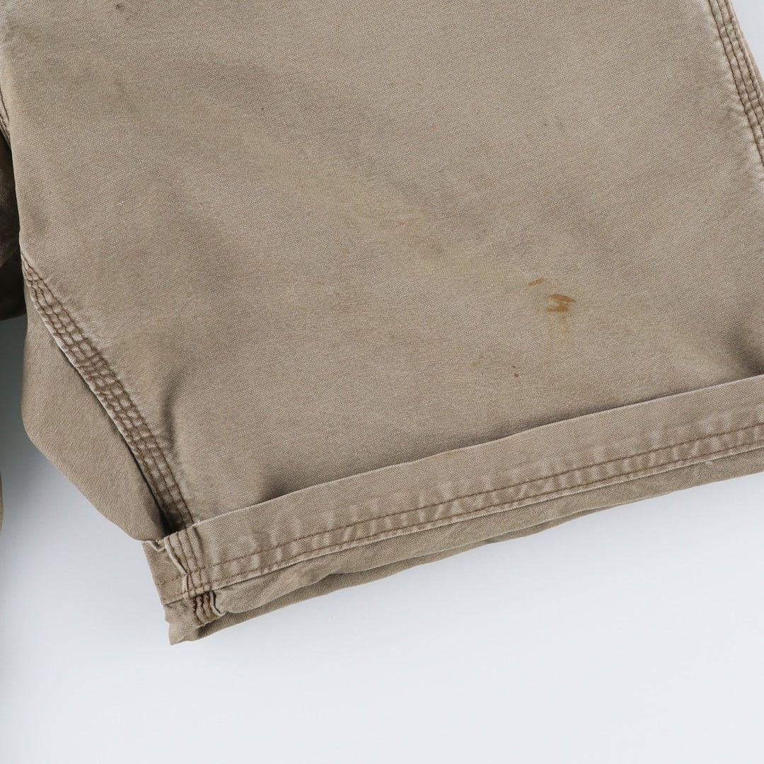 00'S Carhartt Duck Painter Shorts, Men's, W33 cotton Beige type Vintage Second Hand