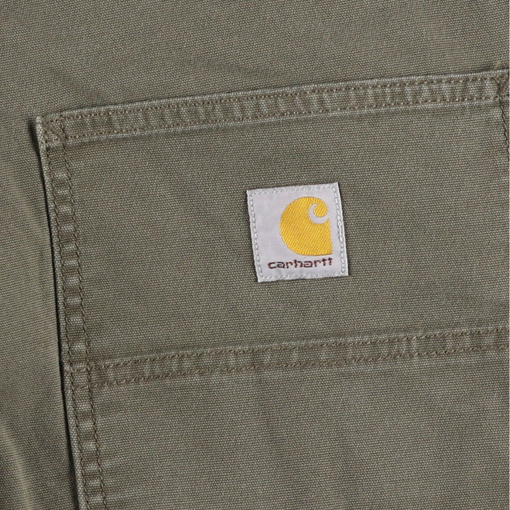 Carhartt Relaxed Fit Duck Work Shorts, Men's Size 36 cotton Khaki type Vintage Second Hand