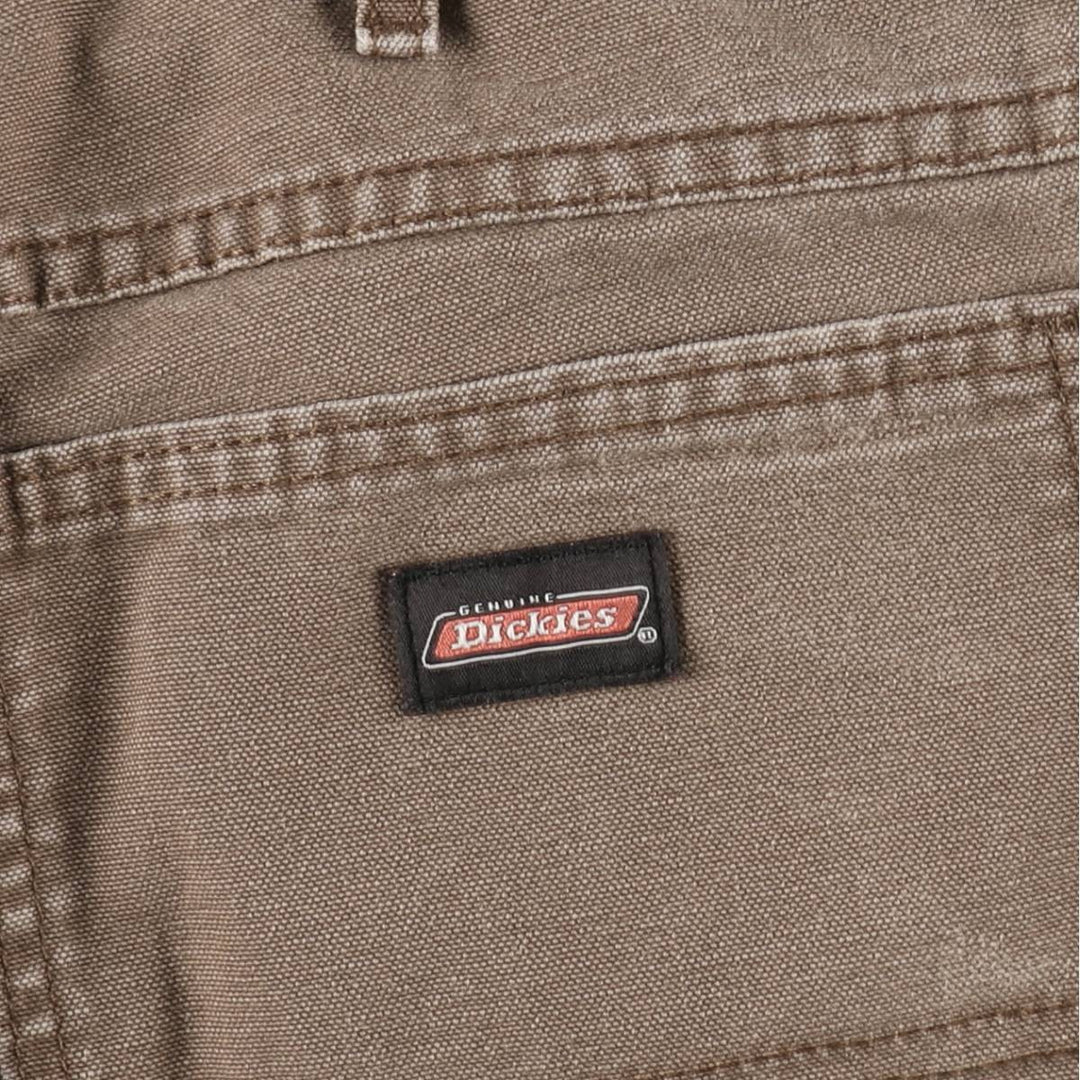 Dickies Relaxed Fit Cargo Shorts (Men's, equivalent to W34) cotton brown type Vintage Second Hand