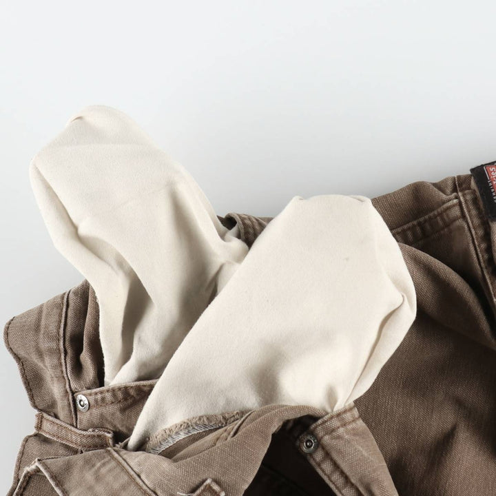 Dickies Relaxed Fit Cargo Shorts (Men's, equivalent to W34) cotton brown type Vintage Second Hand