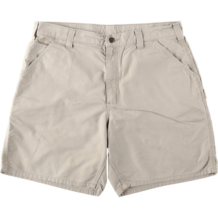 Carhartt ORIGINAL FIT Duck Painter Shorts, Shorts, Men's, W37 equivalent cotton Beige type Vintage Second Hand