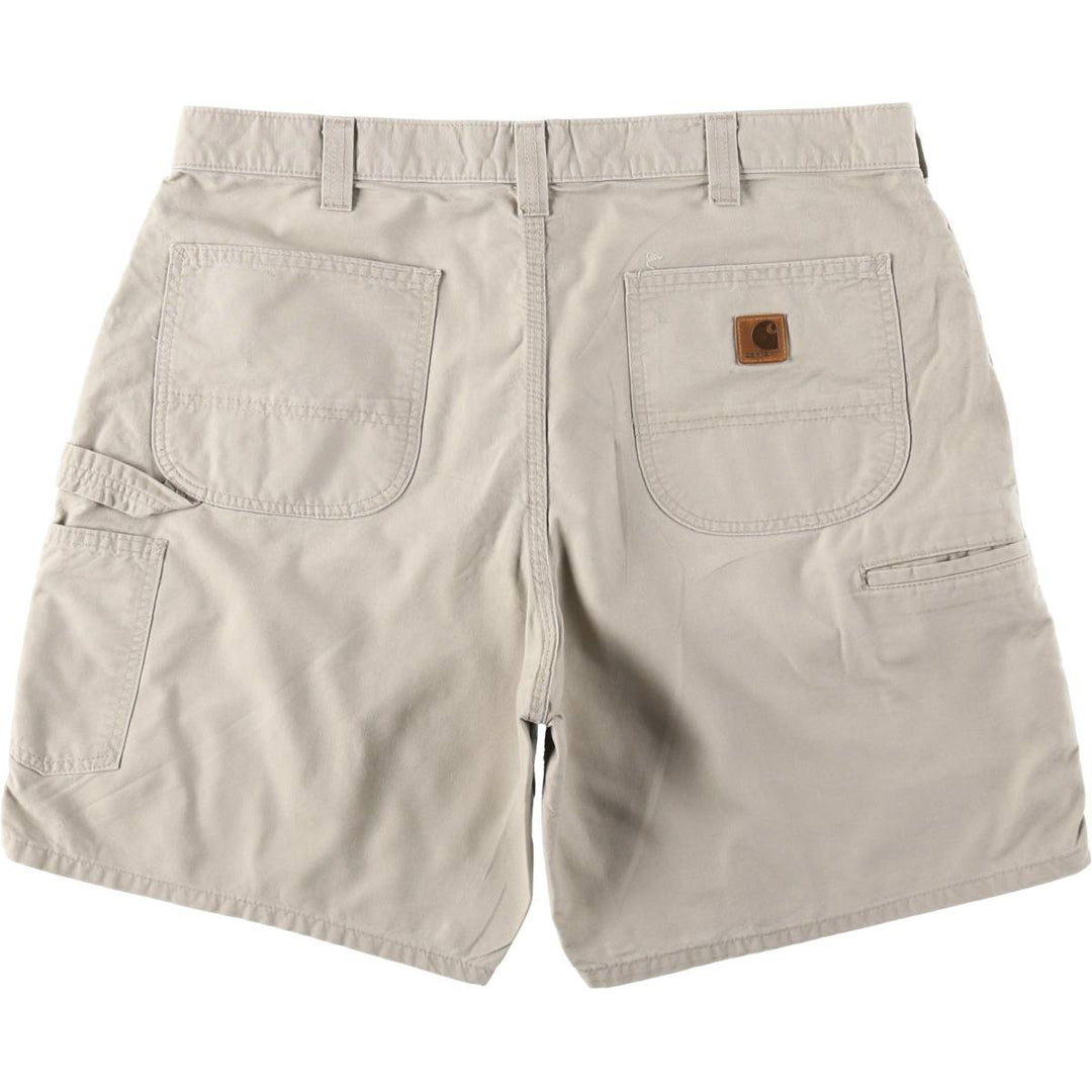 Carhartt ORIGINAL FIT Duck Painter Shorts, Shorts, Men's, W37 equivalent cotton Beige type Vintage Second Hand