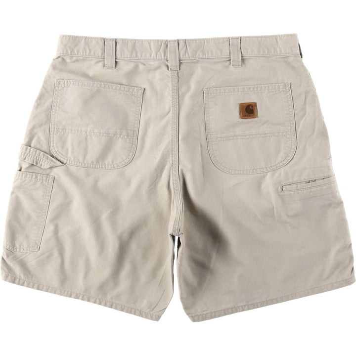 Carhartt ORIGINAL FIT Duck Painter Shorts, Shorts, Men's, W37 equivalent cotton Beige type Vintage Second Hand
