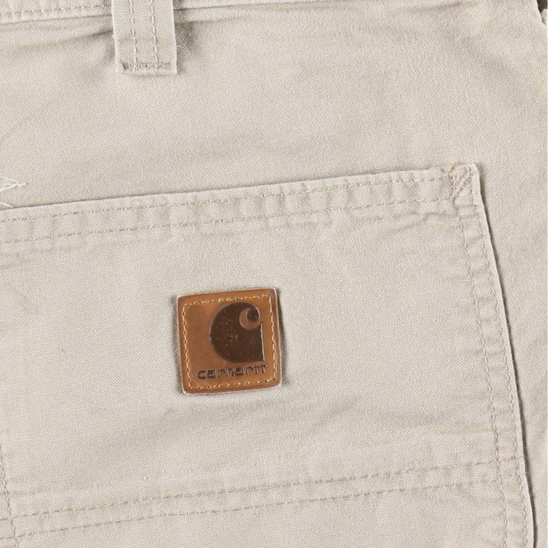Carhartt ORIGINAL FIT Duck Painter Shorts, Shorts, Men's, W37 equivalent cotton Beige type Vintage Second Hand