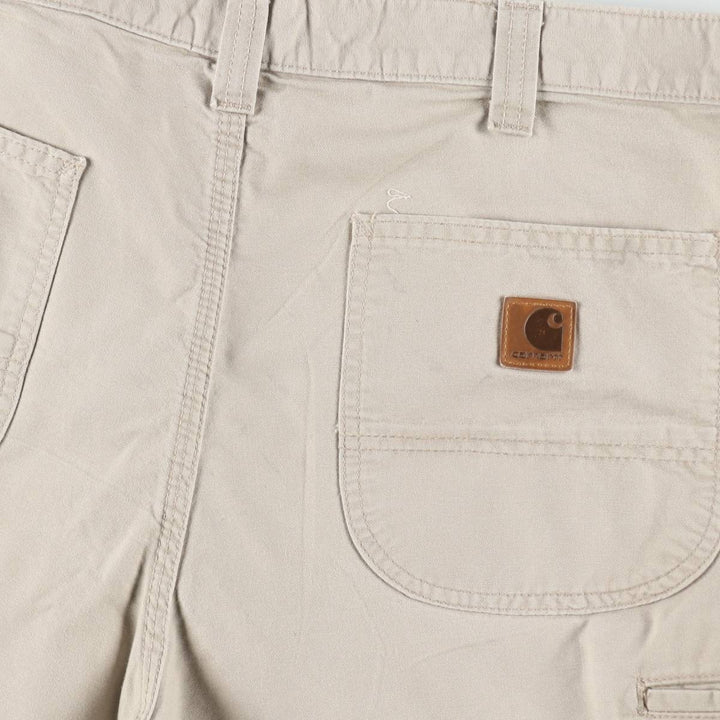 Carhartt ORIGINAL FIT Duck Painter Shorts, Shorts, Men's, W37 equivalent cotton Beige type Vintage Second Hand