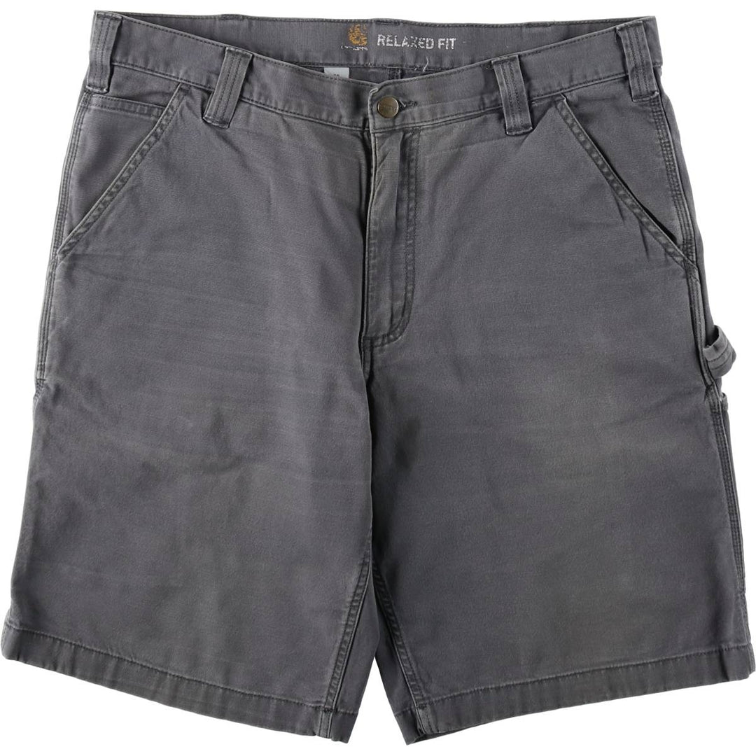 Carhartt Relaxed Fit Duck Painter Shorts, Men's W36 cotton gray type Vintage Second Hand
