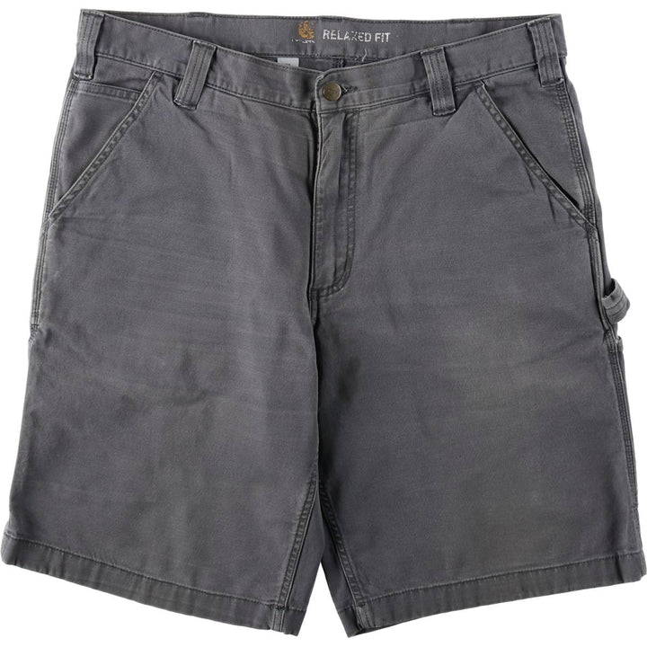 Carhartt Relaxed Fit Duck Painter Shorts, Men's W36 cotton gray type Vintage Second Hand