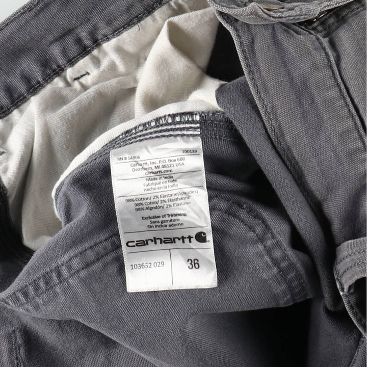Carhartt Relaxed Fit Duck Painter Shorts, Men's W36 cotton gray type Vintage Second Hand