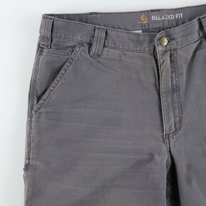 Carhartt Relaxed Fit Duck Painter Shorts, Men's W36 cotton gray type Vintage Second Hand