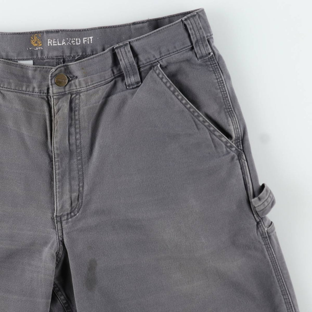 Carhartt Relaxed Fit Duck Painter Shorts, Men's W36 cotton gray type Vintage Second Hand