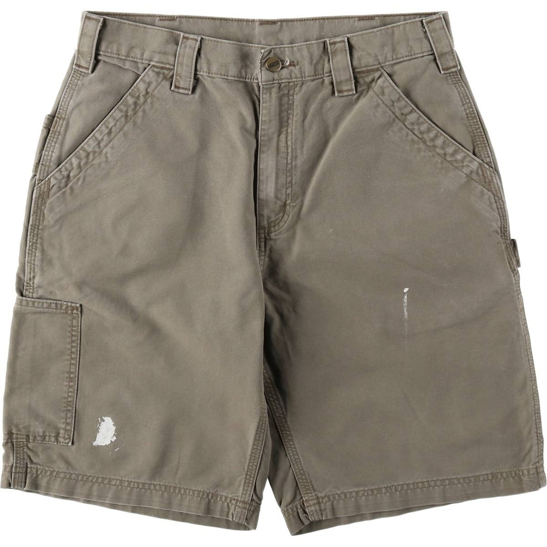 Carhartt Original Fit Duck Painter Shorts, Men's Size W32 cotton brown type Vintage Second Hand