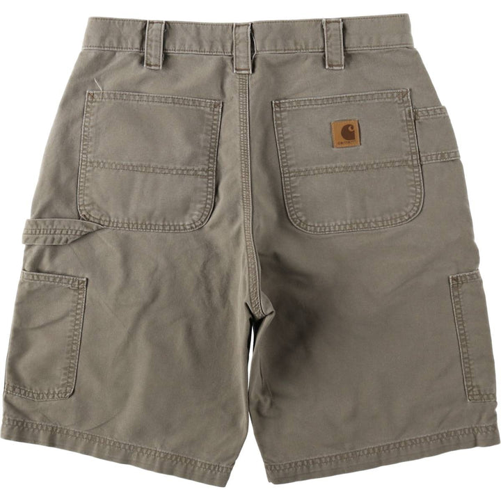 Carhartt Original Fit Duck Painter Shorts, Men's Size W32 cotton brown type Vintage Second Hand