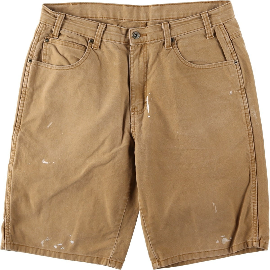 Dickies Duck Work Shorts, Men's, Size W35 cotton beige type brown Vintage Second Hand