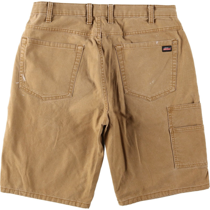 Dickies Duck Work Shorts, Men's, Size W35 cotton beige type brown Vintage Second Hand