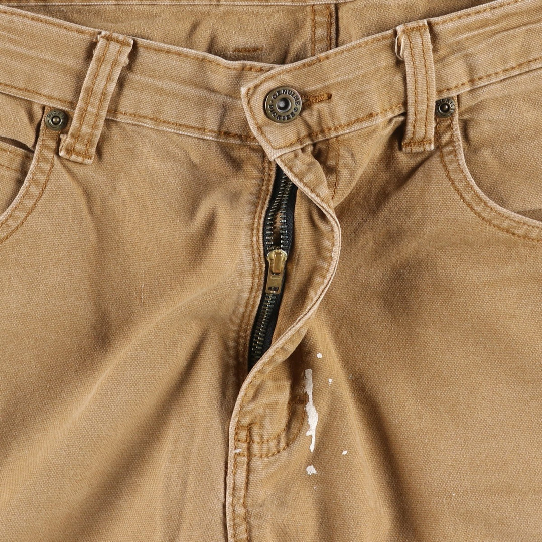 Dickies Duck Work Shorts, Men's, Size W35 cotton beige type brown Vintage Second Hand