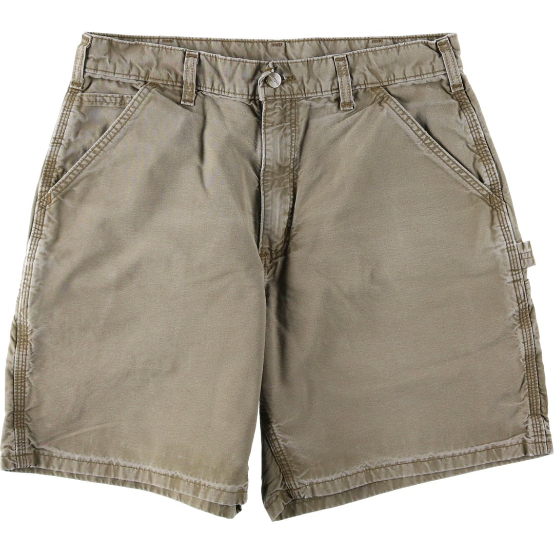 Carhartt Duck Painter Shorts, Shorts, Men's, W33 equivalent cotton Beige type Vintage Second Hand
