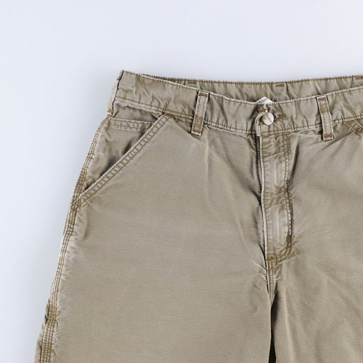 Carhartt Duck Painter Shorts, Shorts, Men's, W33 equivalent cotton Beige type Vintage Second Hand