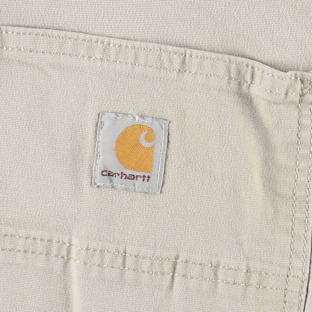 Carhartt Relaxed Fit Duck Work Shorts, Men's Size 36 cotton Beige type Vintage Second Hand