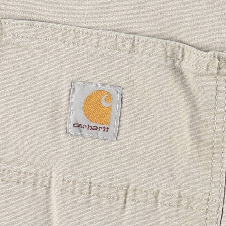 Carhartt Relaxed Fit Duck Work Shorts, Men's Size 36 cotton Beige type Vintage Second Hand