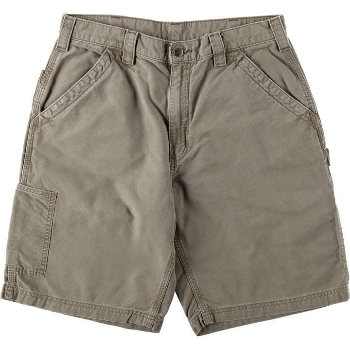 Carhartt ORIGINAL FIT Duck Painter Shorts, Shorts, Men's, W34 equivalent cotton brown type Vintage Second Hand