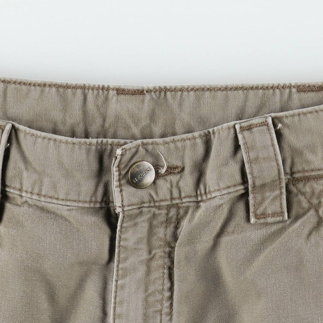 Carhartt ORIGINAL FIT Duck Painter Shorts, Shorts, Men's, W34 equivalent cotton brown type Vintage Second Hand