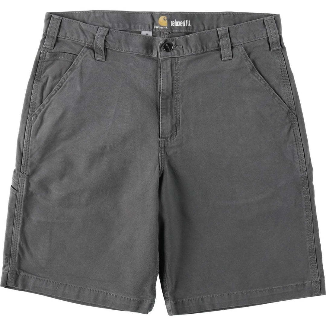 Carhartt Relaxed Fit Duck Work Shorts, Men's Size 36 cotton gray type Vintage Second Hand
