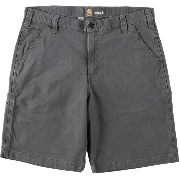 Carhartt Relaxed Fit Duck Work Shorts, Men's Size 36 cotton gray type Vintage Second Hand