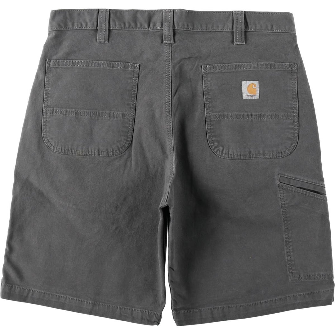 Carhartt Relaxed Fit Duck Work Shorts, Men's Size 36 cotton gray type Vintage Second Hand