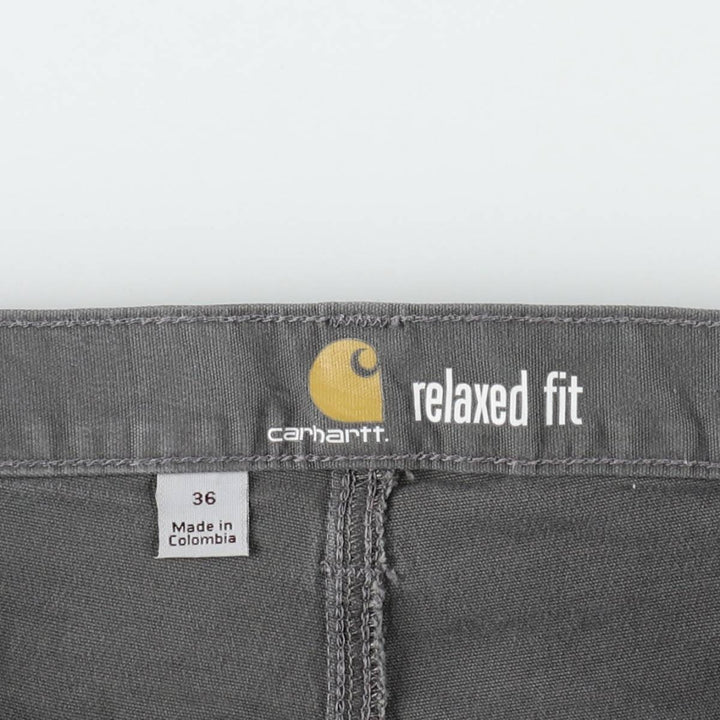 Carhartt Relaxed Fit Duck Work Shorts, Men's Size 36 cotton gray type Vintage Second Hand