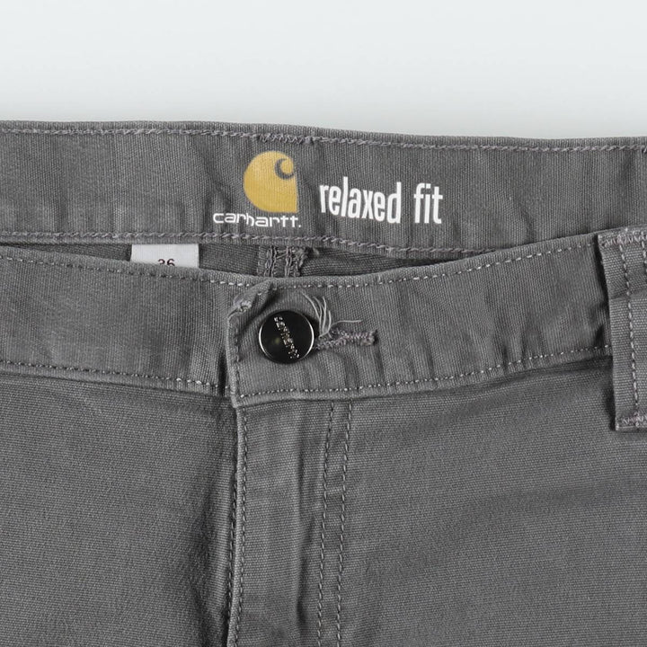 Carhartt Relaxed Fit Duck Work Shorts, Men's Size 36 cotton gray type Vintage Second Hand