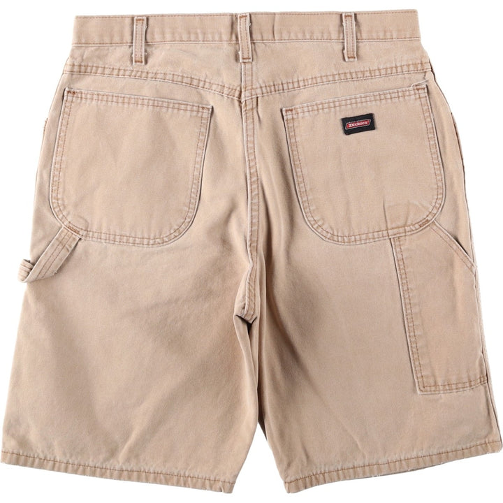 Dickies Relaxed Fit Duck Painter Shorts, Men's Size W33 cotton Beige type Vintage Second Hand