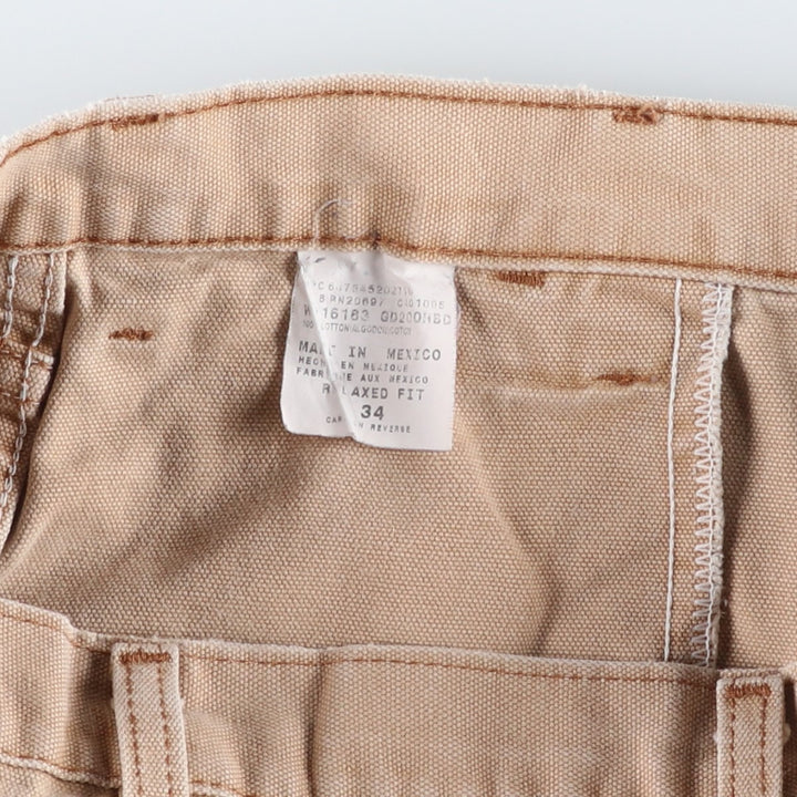 Dickies Relaxed Fit Duck Painter Shorts, Men's Size W33 cotton Beige type Vintage Second Hand