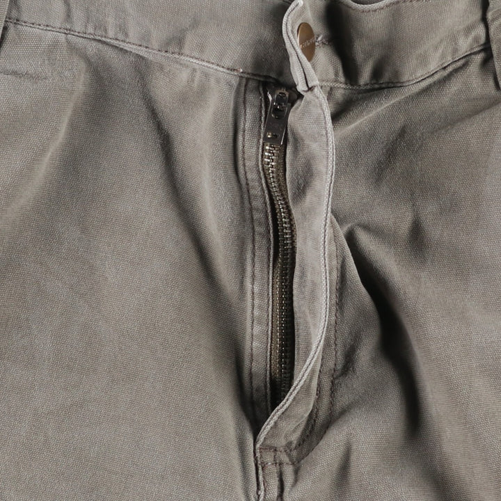 Carhartt Relaxed Fit Duck Painter Shorts, Men's W37 cotton Khaki type sage green Vintage Second Hand