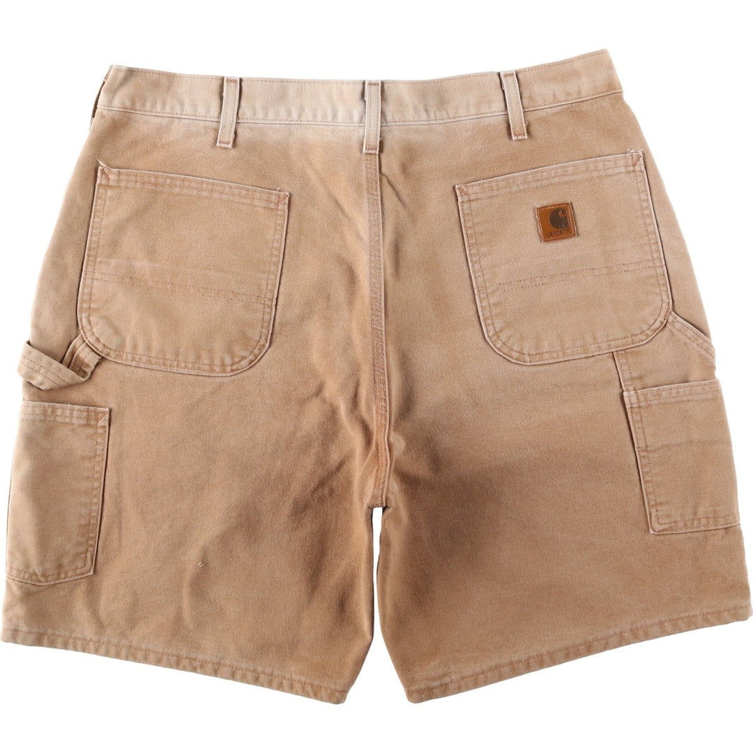 Carhartt Duck Painter Shorts, Shorts, Men's, W38 equivalent cotton Khaki type beige Vintage Second Hand