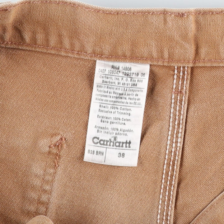 Carhartt Duck Painter Shorts, Shorts, Men's, W38 equivalent cotton Khaki type beige Vintage Second Hand
