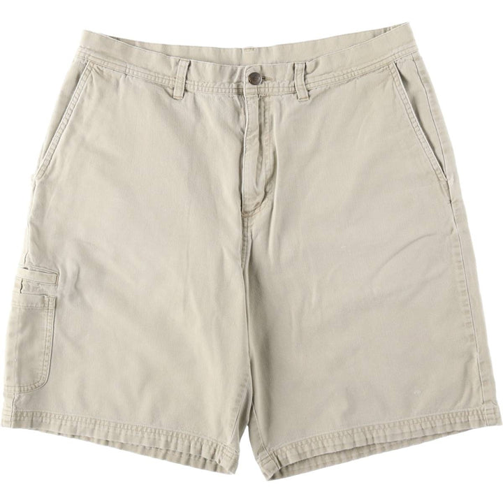 2000'S Patagonia 57070S2 Duck Canvas Work Shorts, Men's Size W36 (approx.) Organic cotton ivory Vintage Second Hand