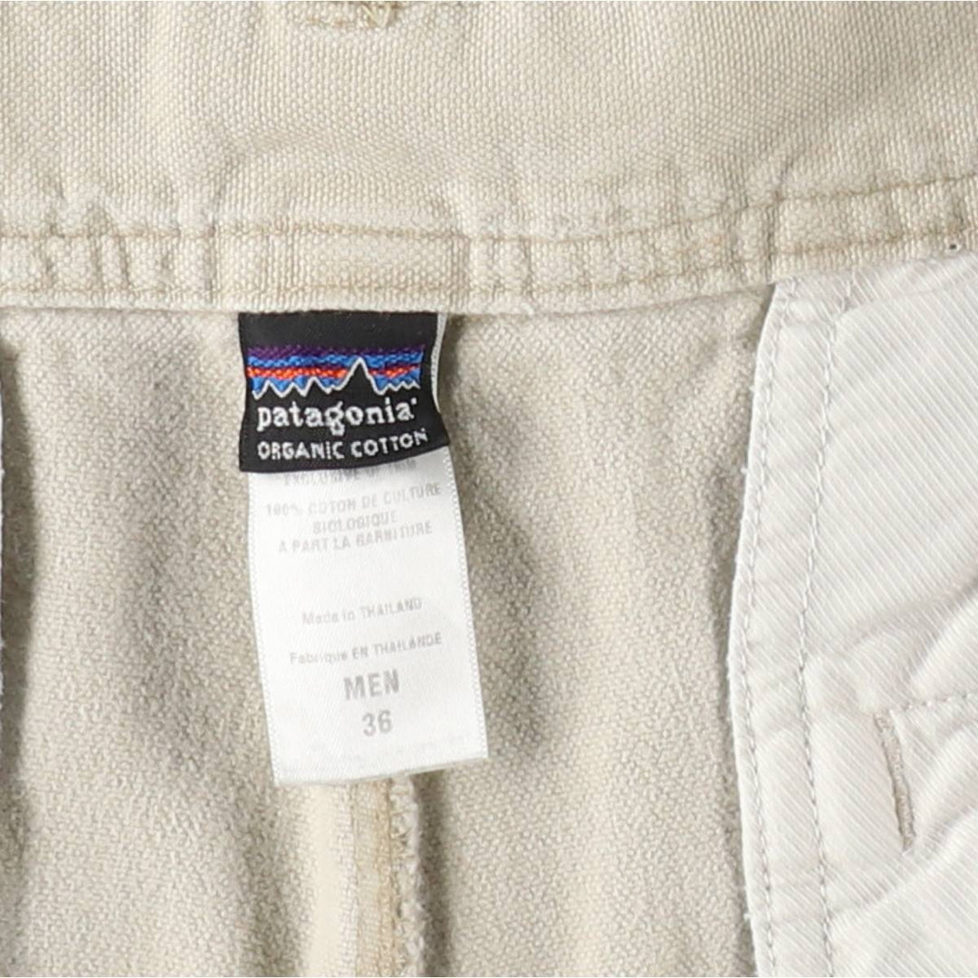 2000'S Patagonia 57070S2 Duck Canvas Work Shorts, Men's Size W36 (approx.) Organic cotton ivory Vintage Second Hand