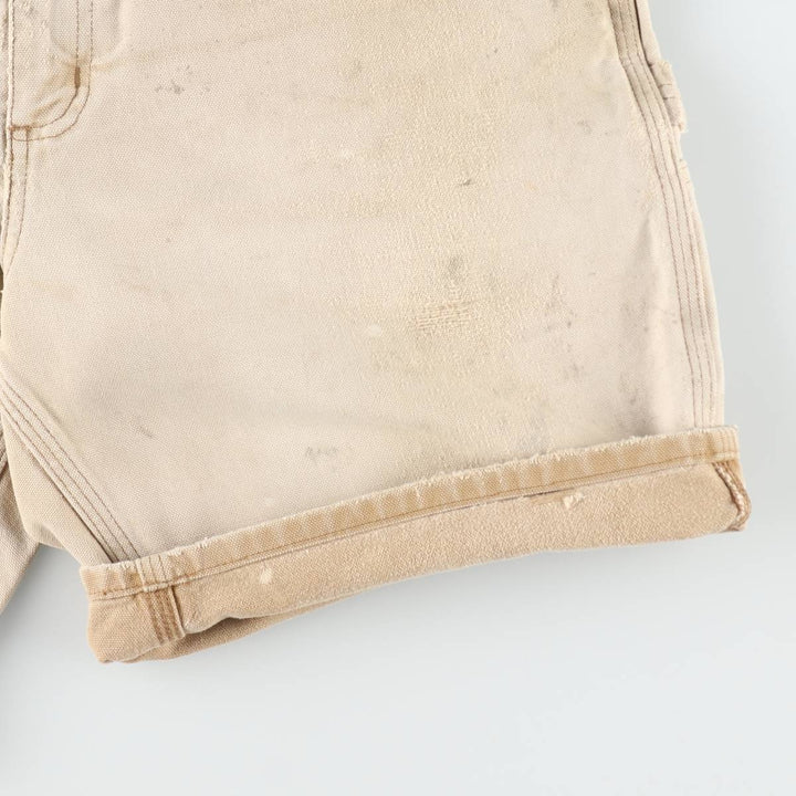 Carhartt Duck Painter Shorts, Shorts, Men's, W34 equivalent cotton brown type Vintage Second Hand