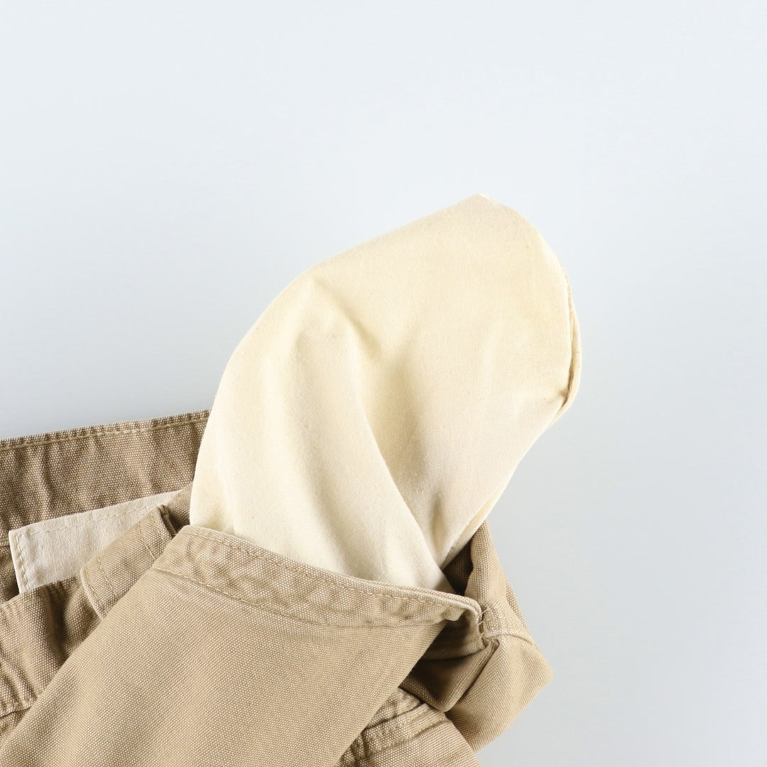 2000'S Carhartt Duck Cargo Shorts, Men's Size W35 (approx.) cotton Beige type Vintage Second Hand
